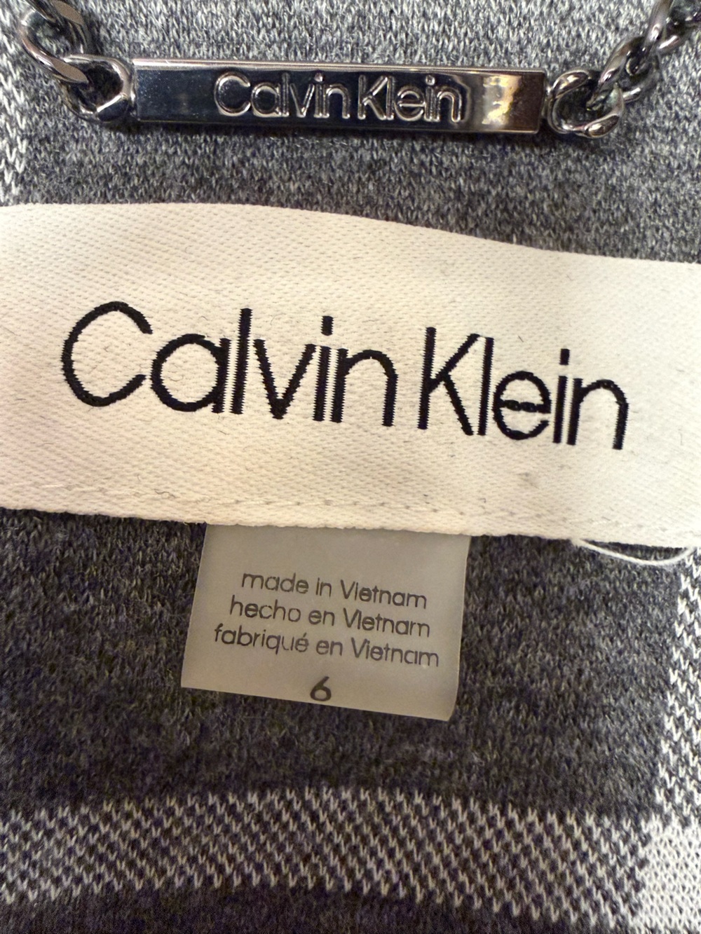 Calvin Klein Ruffle Open Front Jacket - Picture 4 of 6